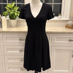 Banana Republic black v-neck  dress